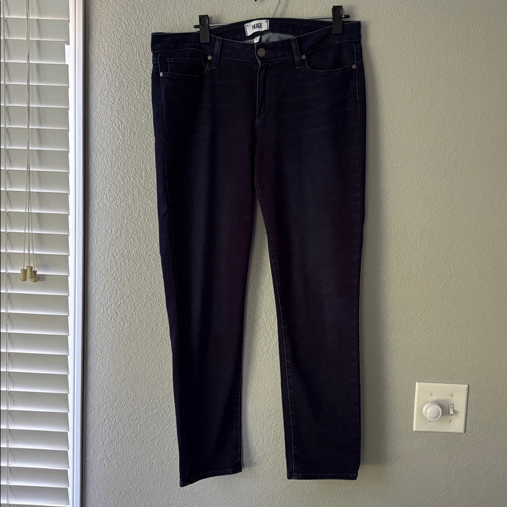 PAIGE Indigo Denim Jeans skyline ankle